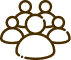 Icono de trabajo en grupo