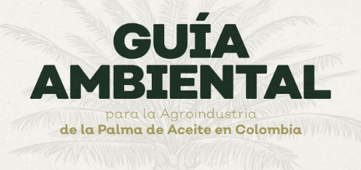 Título de la "Guía Ambiental para la Agroindustria de la Palma de Aceite en Colombia"
