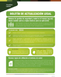 Boletín de Actualización Legal sobre el Sistema de Gestión de Seguridad y Salud en el Trabajo (SG-SST) y reglas de afiliación a salud.