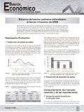 Gráficos y tablas del desempeño productivo y balance del sector palmero colombiano en el tercer trimestre de 2008