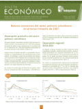 Portada del Boletín Económico de Fedepalma con el título 'Balance económico del sector palmero colombiano en el tercer trimestre de 2021', incluyendo gráficos de desempeño.