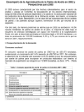 Documento sobre el 'Desempeño de la Agroindustria de la Palma de Aceite en 2002