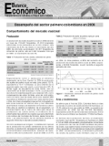 Página del 'Balance Económico' con el título 'Desempeño del sector palmero colombiano en 2008'