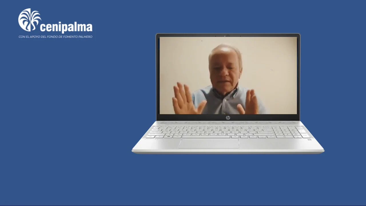 hombre dando presentación en video.