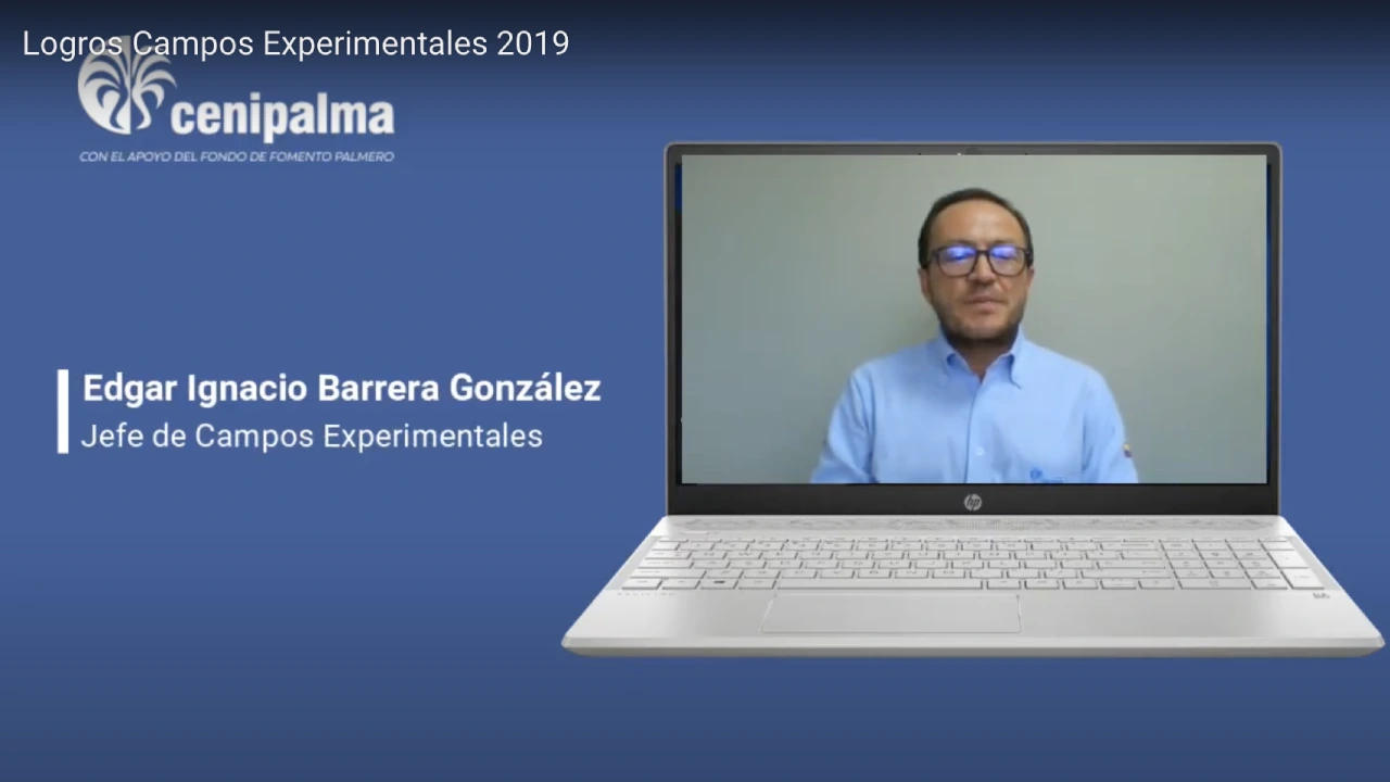Edgar Ignacio Barrera González, Jefe de Campos Experimentales